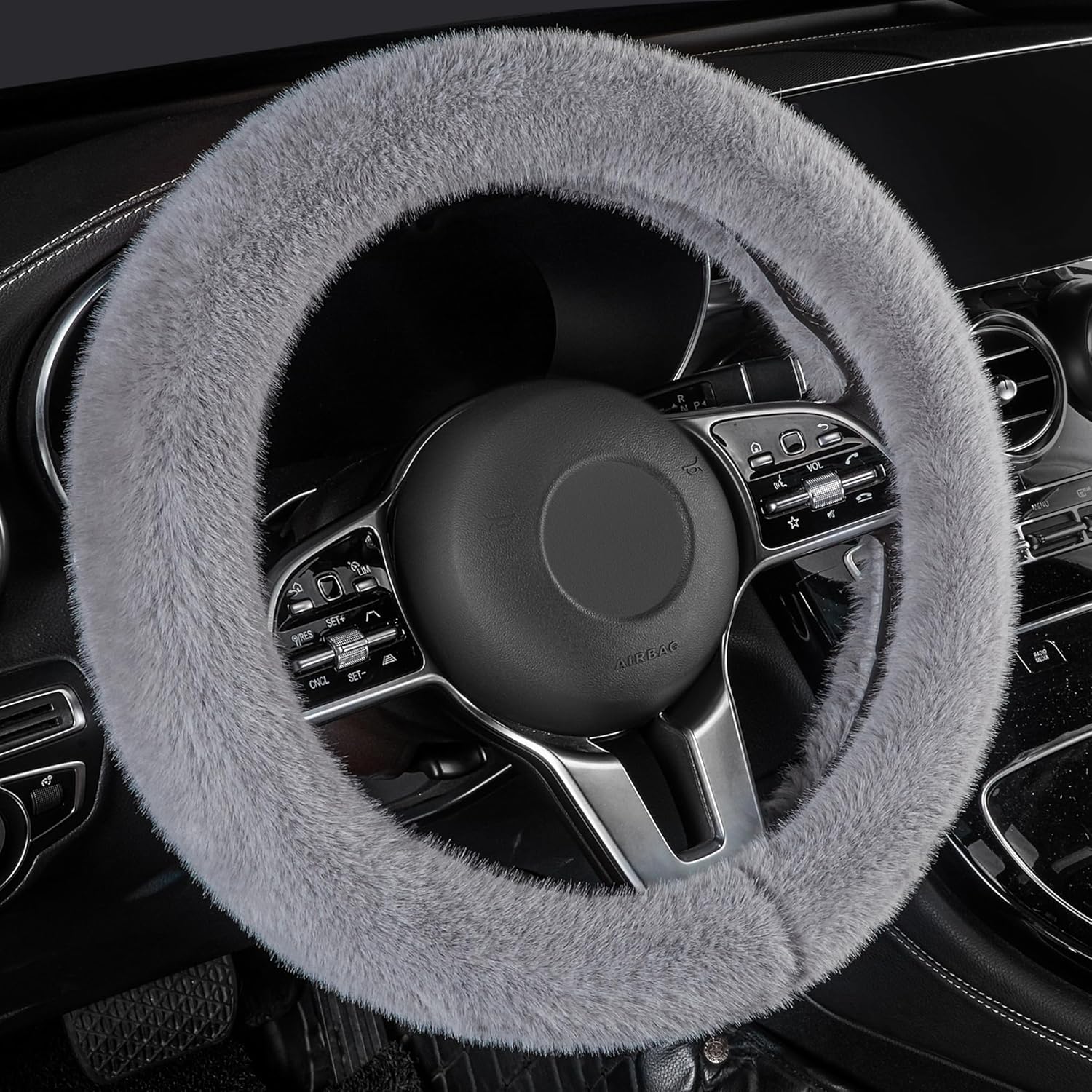 Premium Soft Plush Steering Wheel Cover