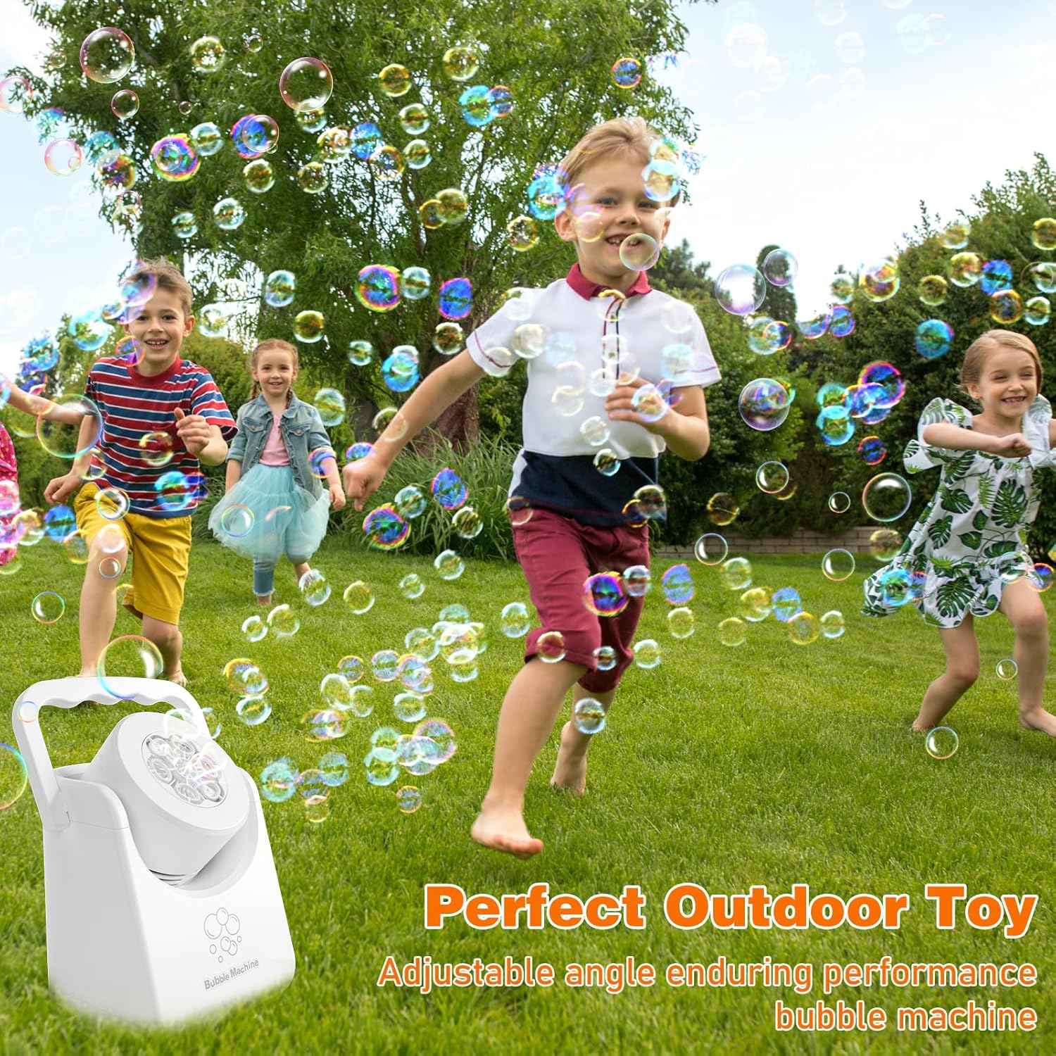 Bubble Machine Automatic Bubble Blower for Kids