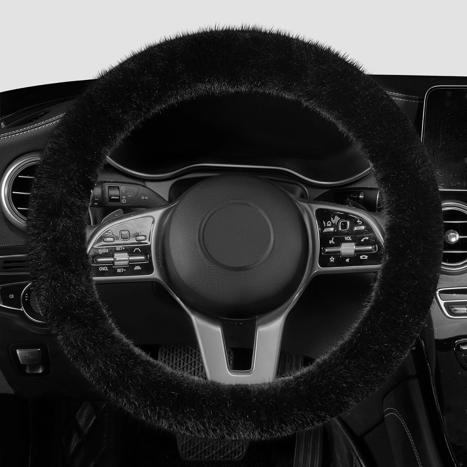 Premium Soft Plush Steering Wheel Cover