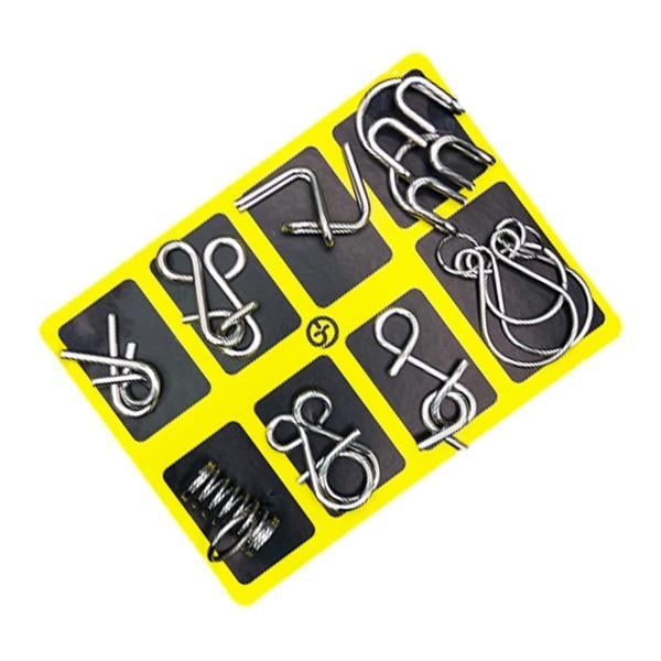 '- Metal Puzzle Ring, Educational intellectual Toys IQ Toys, Metal Brain teaser Puzzles