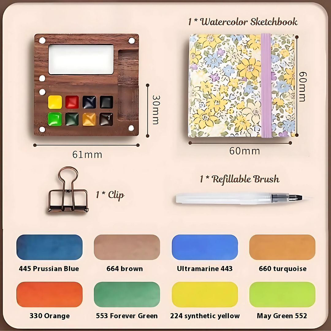 Watercolor Sketchbook Set
