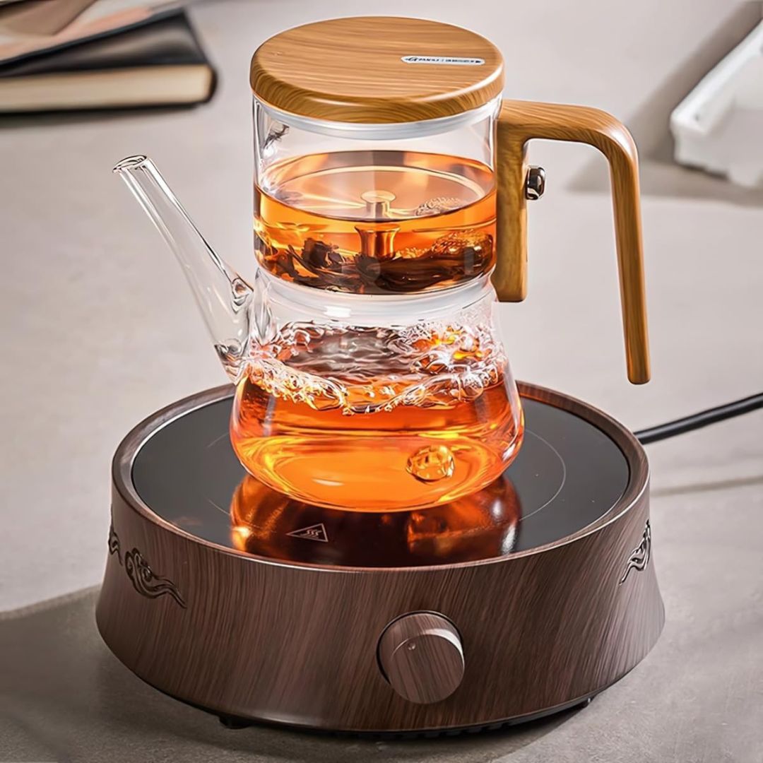 Gianixi Borosilicate Glass Magnetic Teapot