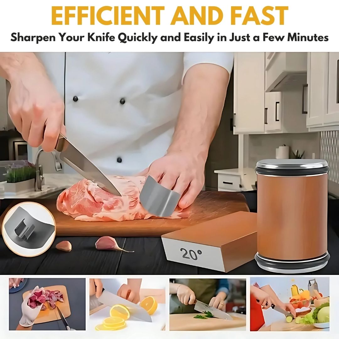 Rolling Knife-Sharpner Set