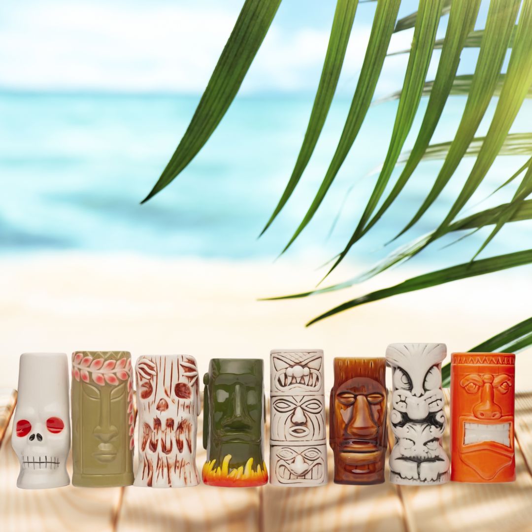 Ceramic Tiki Mugs