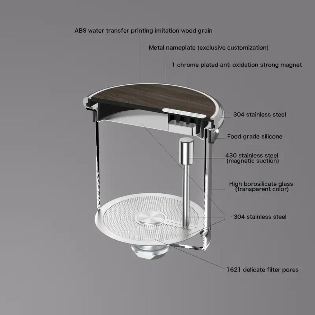 Magnetic Glass Teapot