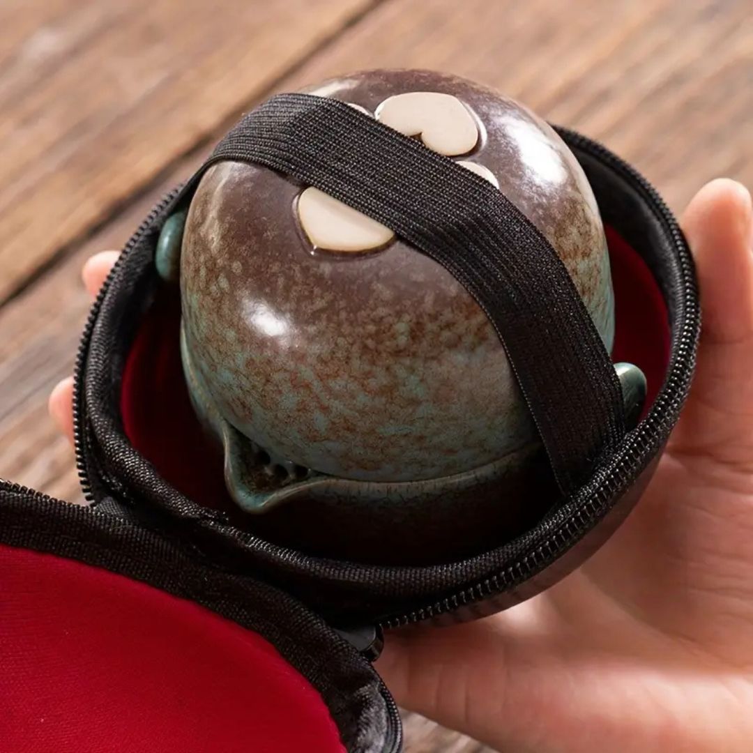 Handmade Ceramic Kung Fu Teapot Set