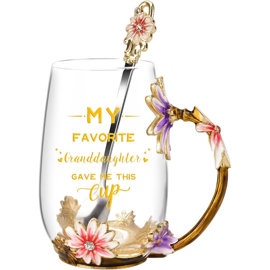 Glass Coffee Enamels Mug