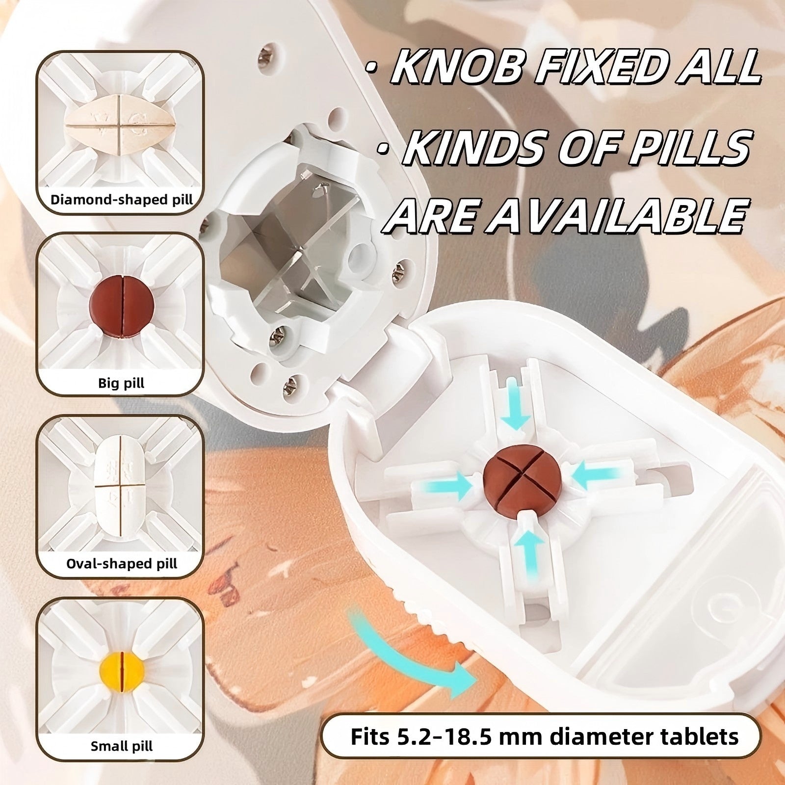 SafeSlice Portable Pill Cutter