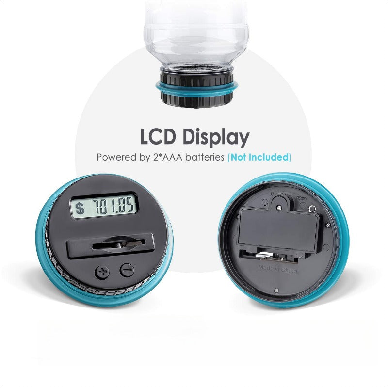 Digital Coin Counting Jar – Automatic Money-Saving Bank