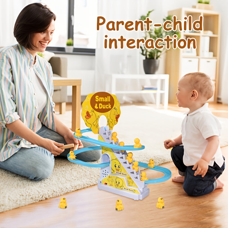 Ducks Climbing Stairs