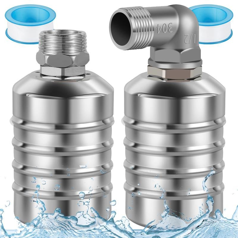 304 Stainless Steel Automatic Water Level Control Valve (1/2" Side water intake and 3/4'' Upper water intake)