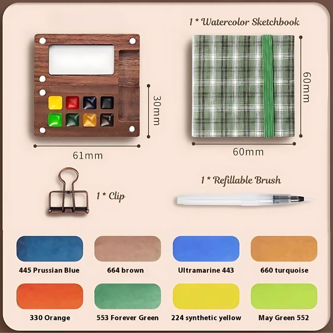 Watercolor Sketchbook Set