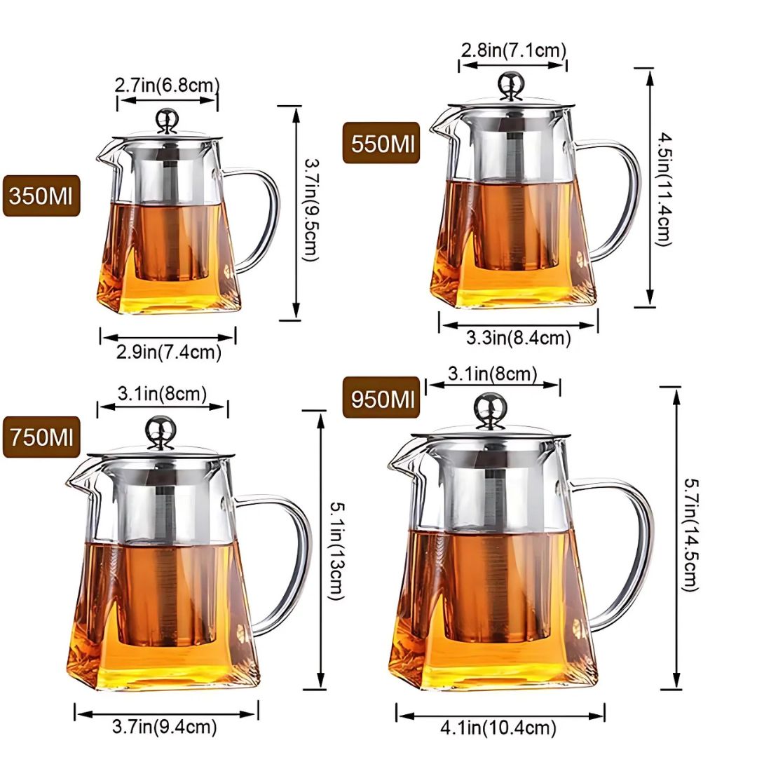 Borosilicate Glass Teapot