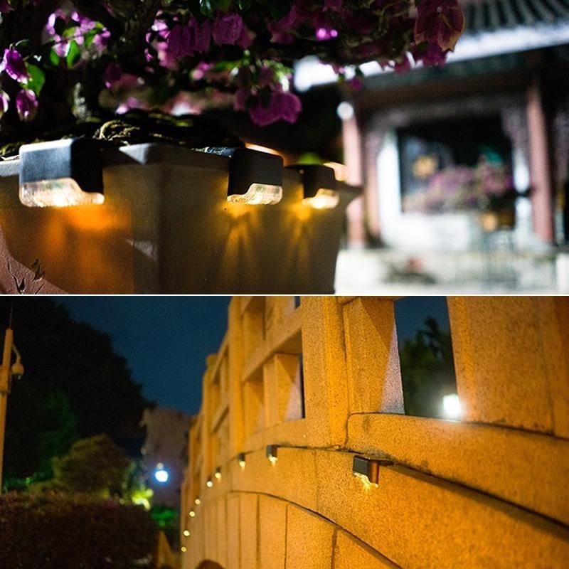 Solar-Powered Outdoor Stair Lights