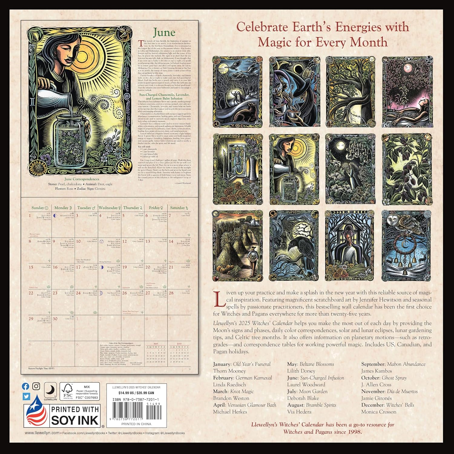Magical Seasons Wall Calendar