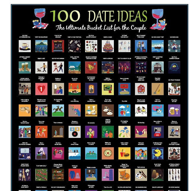 Couples' Adventure Scratch Poster