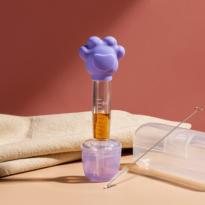 Multi-Functional Baby Feeder with Measuring Syringe and Cup