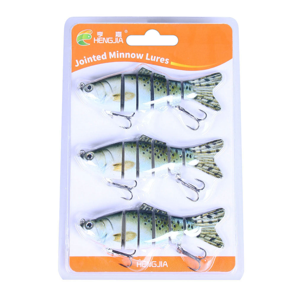 6-Segment Lifelike Fishing Lures