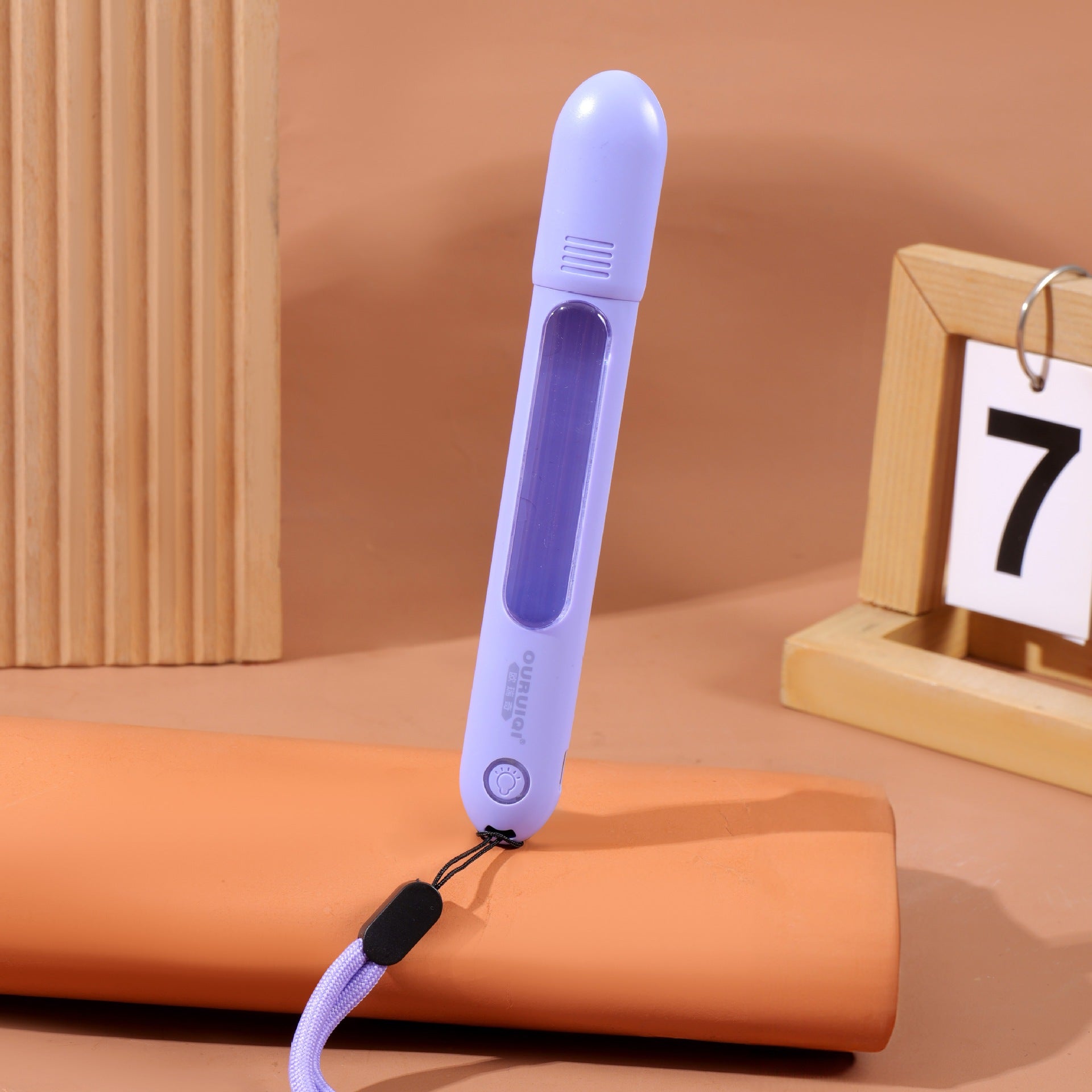 Portable Rechargeable Thermometer with LED Display and Wrist Strap