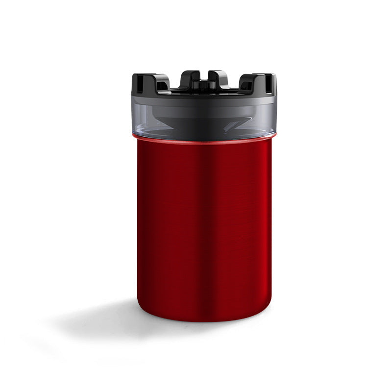 Smokeless Car Ashtray with One-Touch Water Extinguish