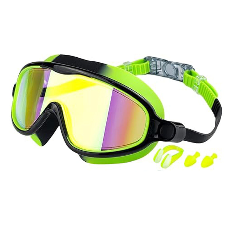 YoPoll HD children's large frame waterproof and anti-fog swimming goggles