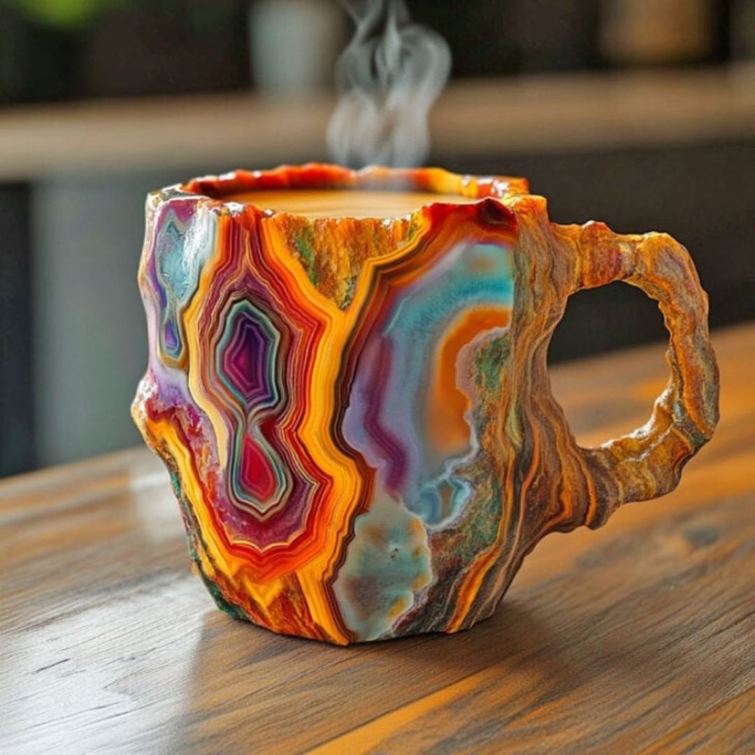 Crystal Mineral Coffee Mugs