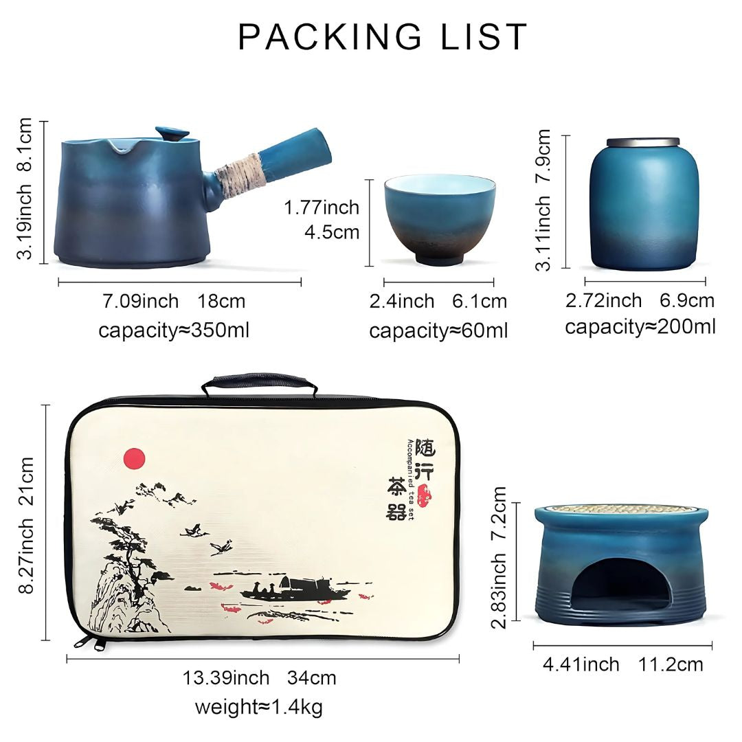 Travel Kung Fu Tea Set