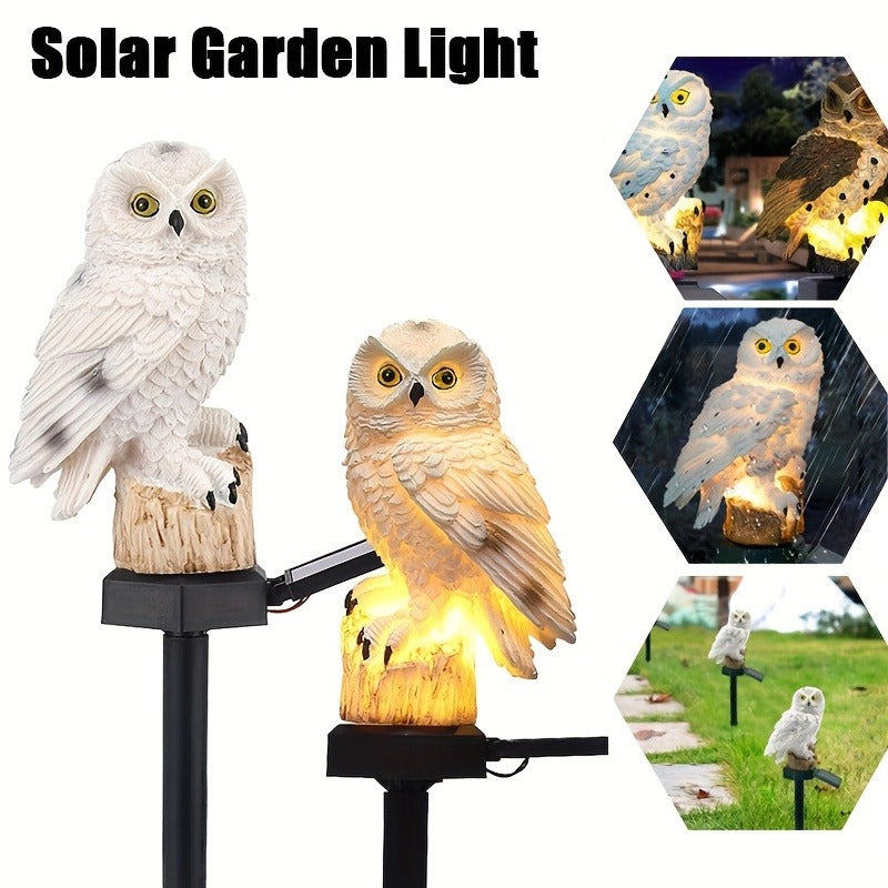 Solar Owl Garden Light