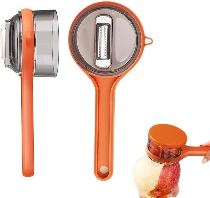 Double-sided Stainless Steel Blade Peeling Knife With Storage Box