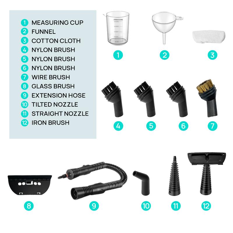 High-Pressure Handheld Steam Cleaner – Chemical-Free Deep Cleaning