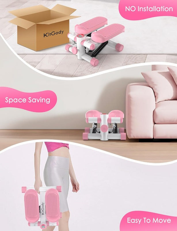 Compact Hydraulic Mini Stepper – Full-Body Home Workout