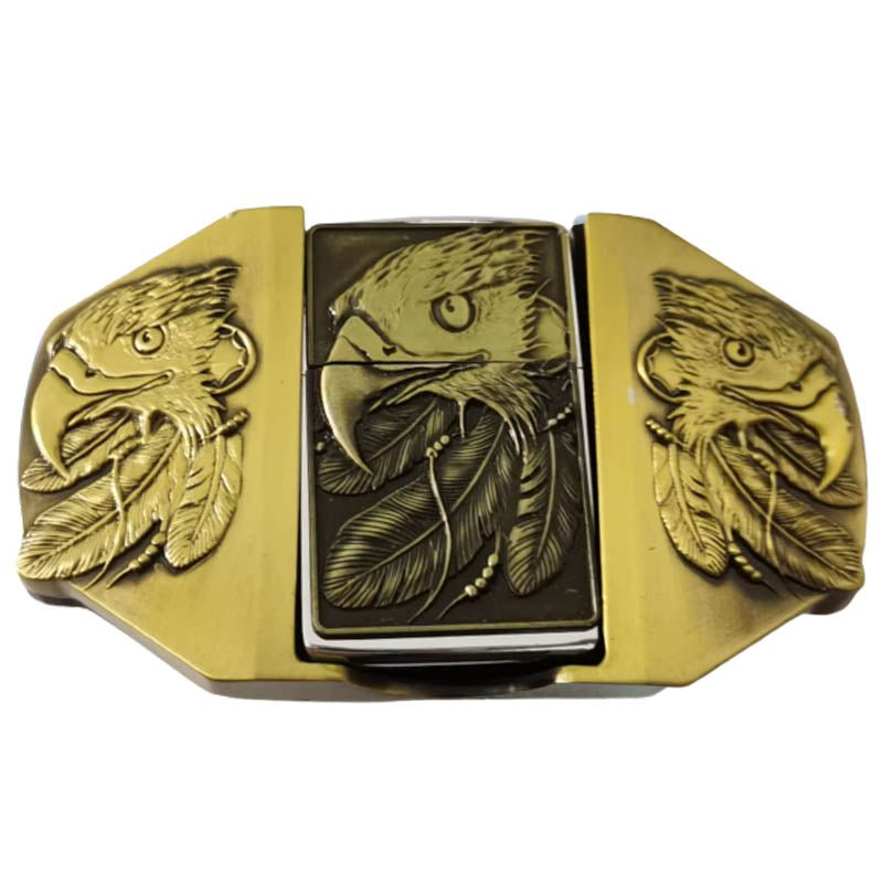 Belt Buckle with Lighter