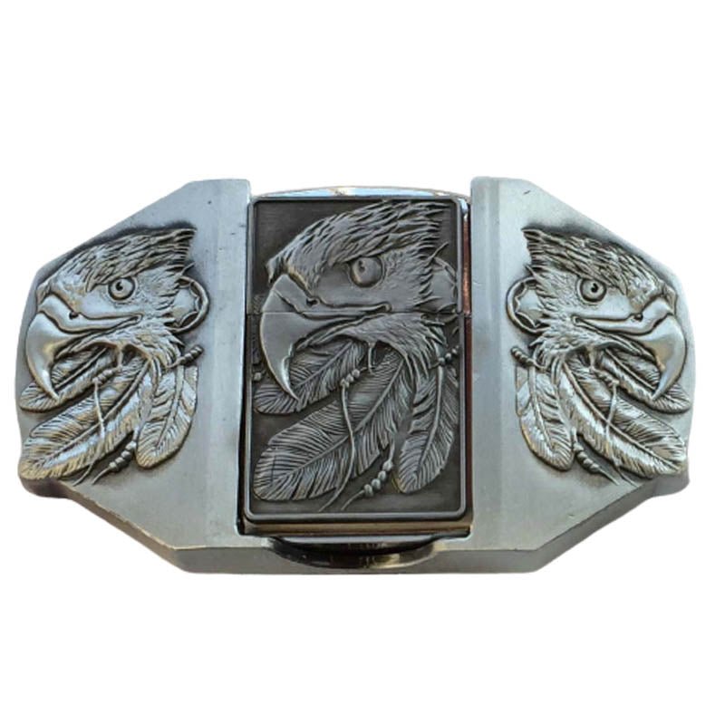 Belt Buckle with Lighter