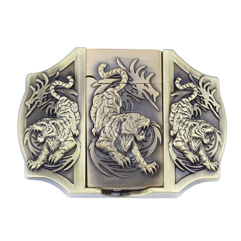 Belt Buckle with Lighter