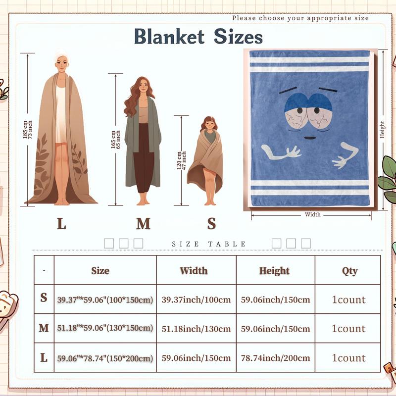 Ultra-Soft Cartoon Design Flannel Blanket