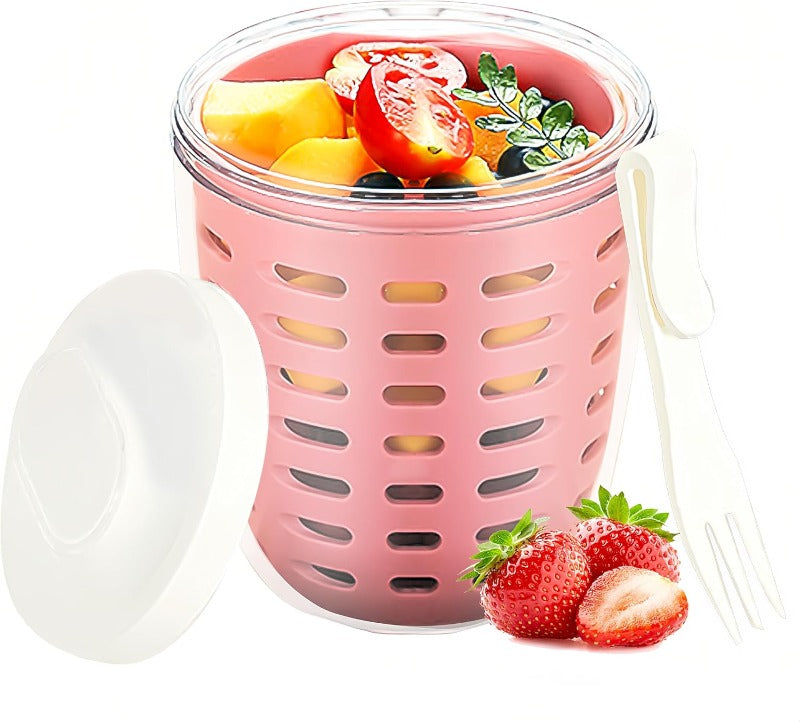Portable Multi-Purpose Fruit Salad Cup