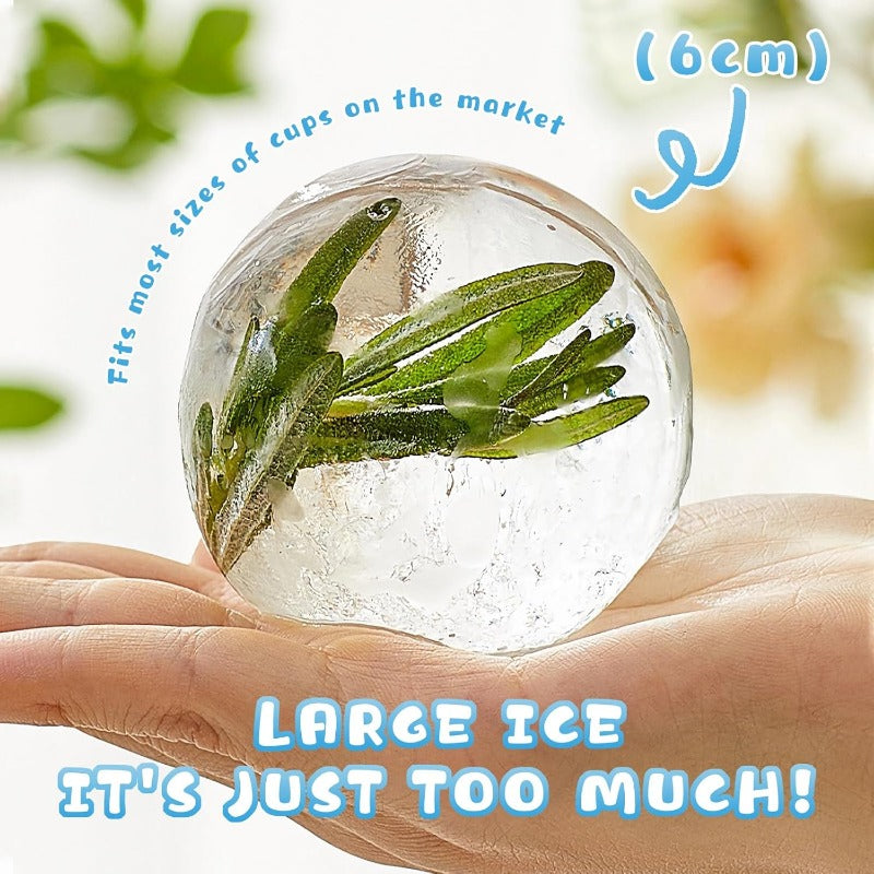CrystalChill Ice Sphere Mold – Perfect Spheres for Pure Flavor