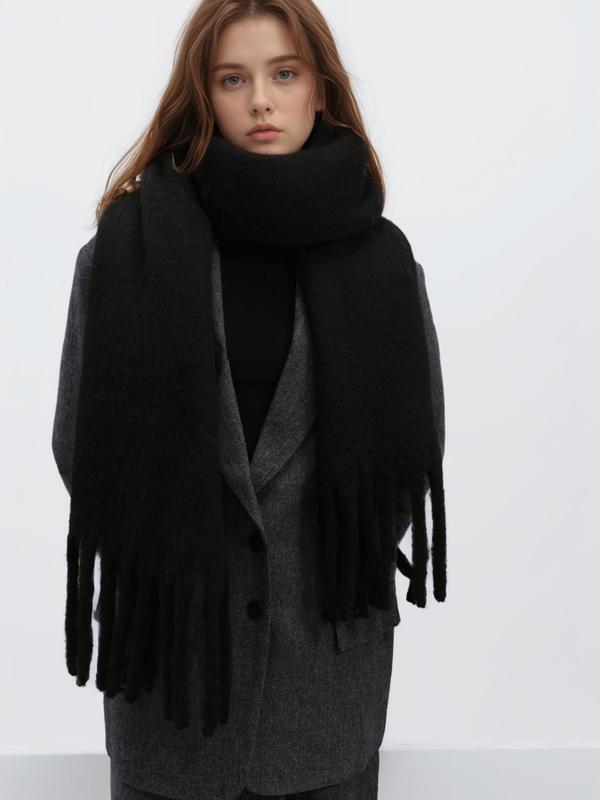 Fashionable thickened women's scarf