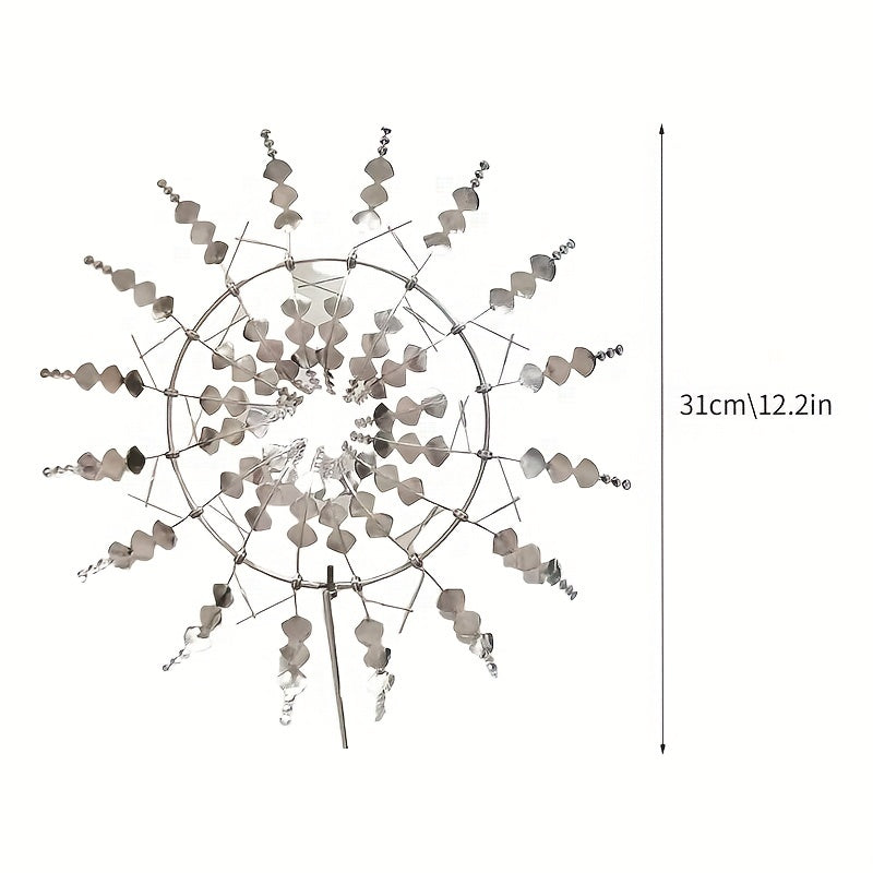 Magical Kinetic Metal Windmill