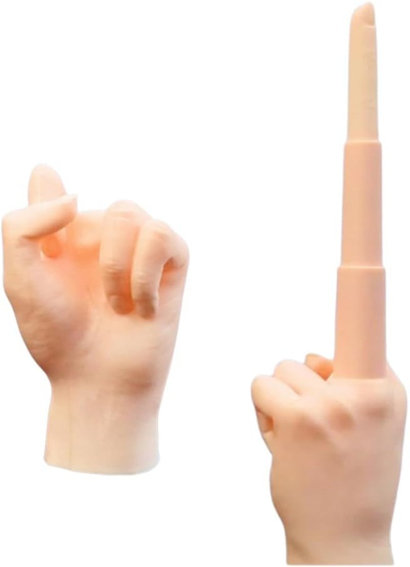 Retractable Middle Finger Stress Relief Toy