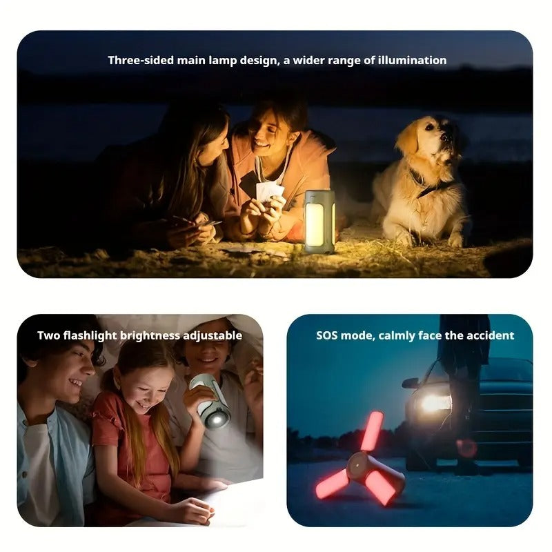 Large capacity LED camping light