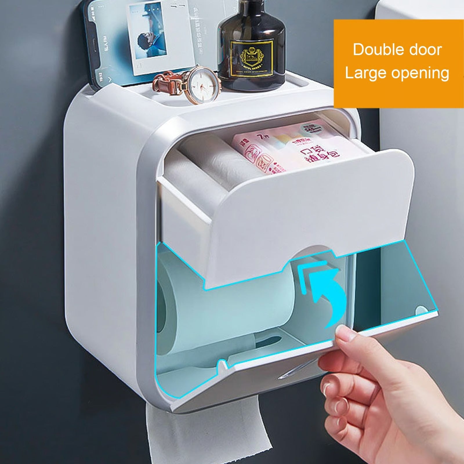 Toilet Multifunctional Tissue Box