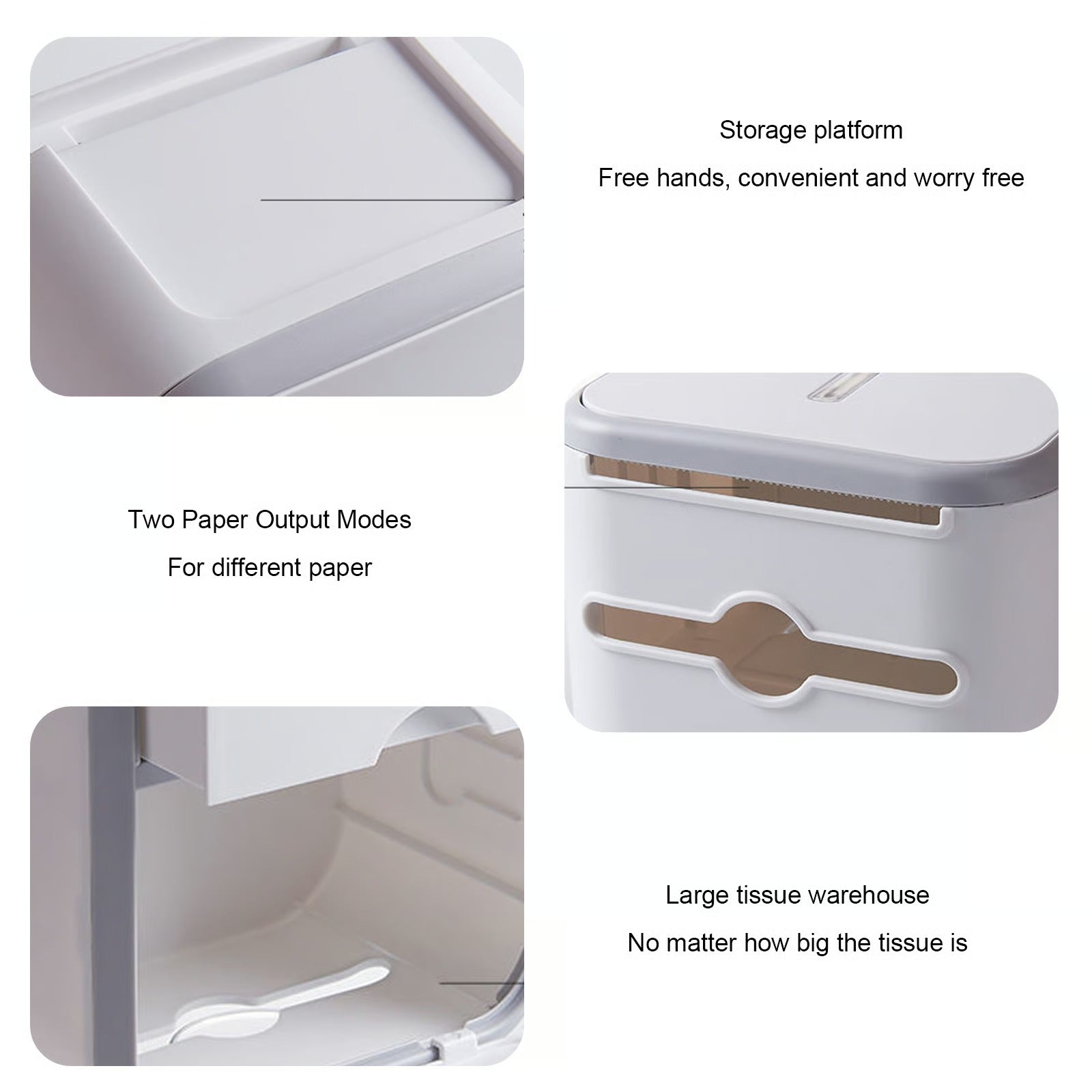 Toilet Multifunctional Tissue Box