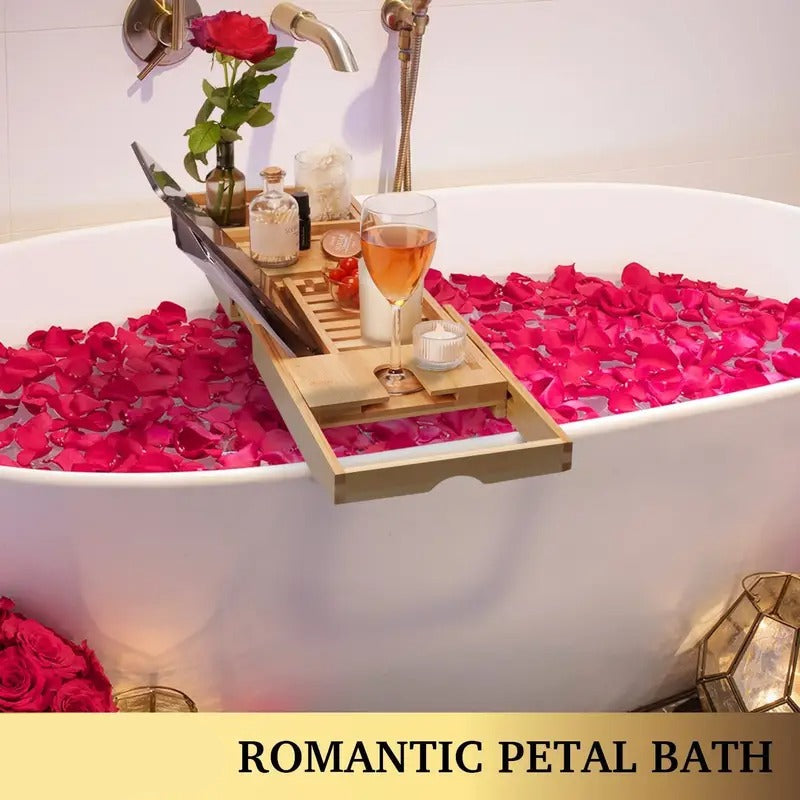 Bamboo Bathtub Tray Caddy