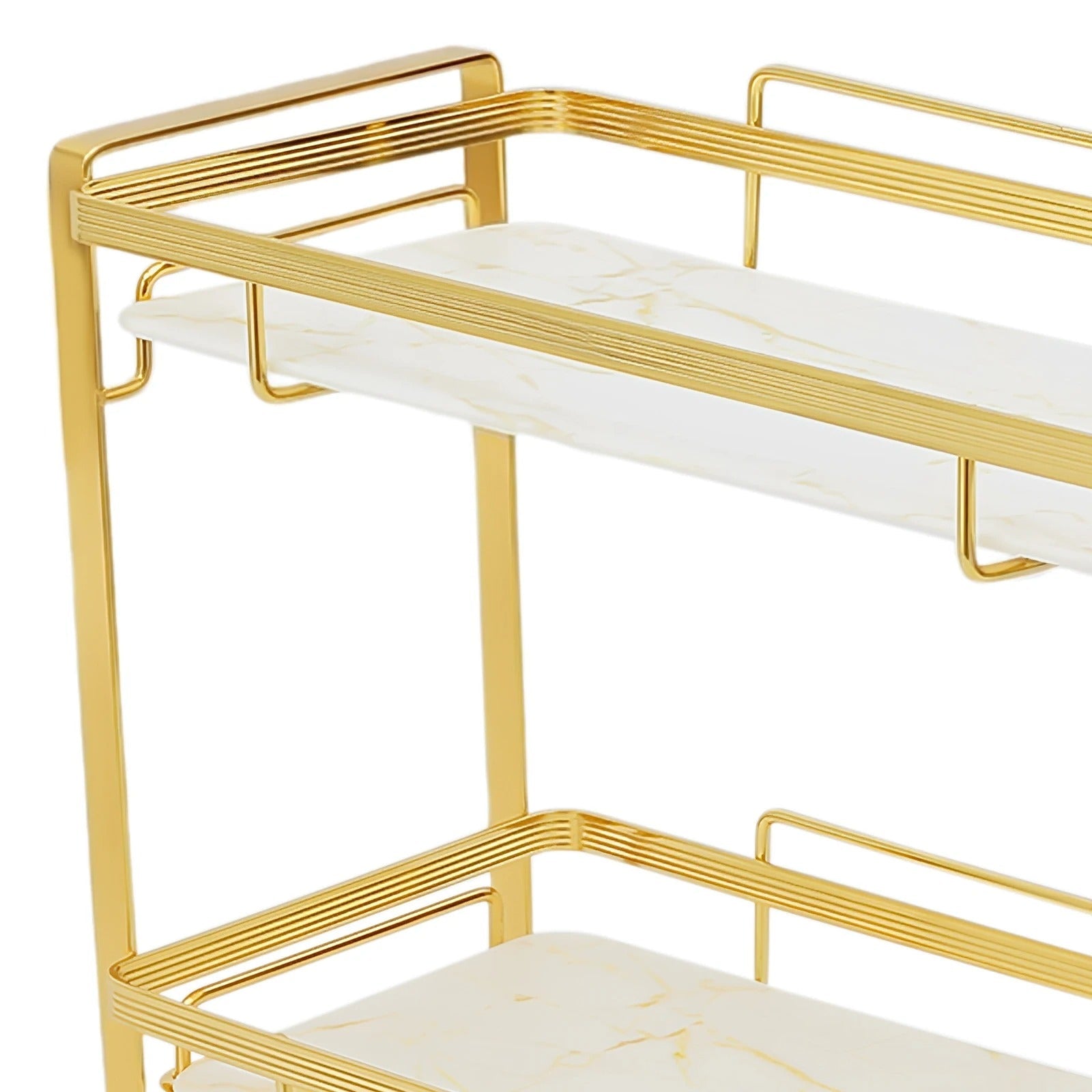Gold Bathroom Vanity Counter Organizer