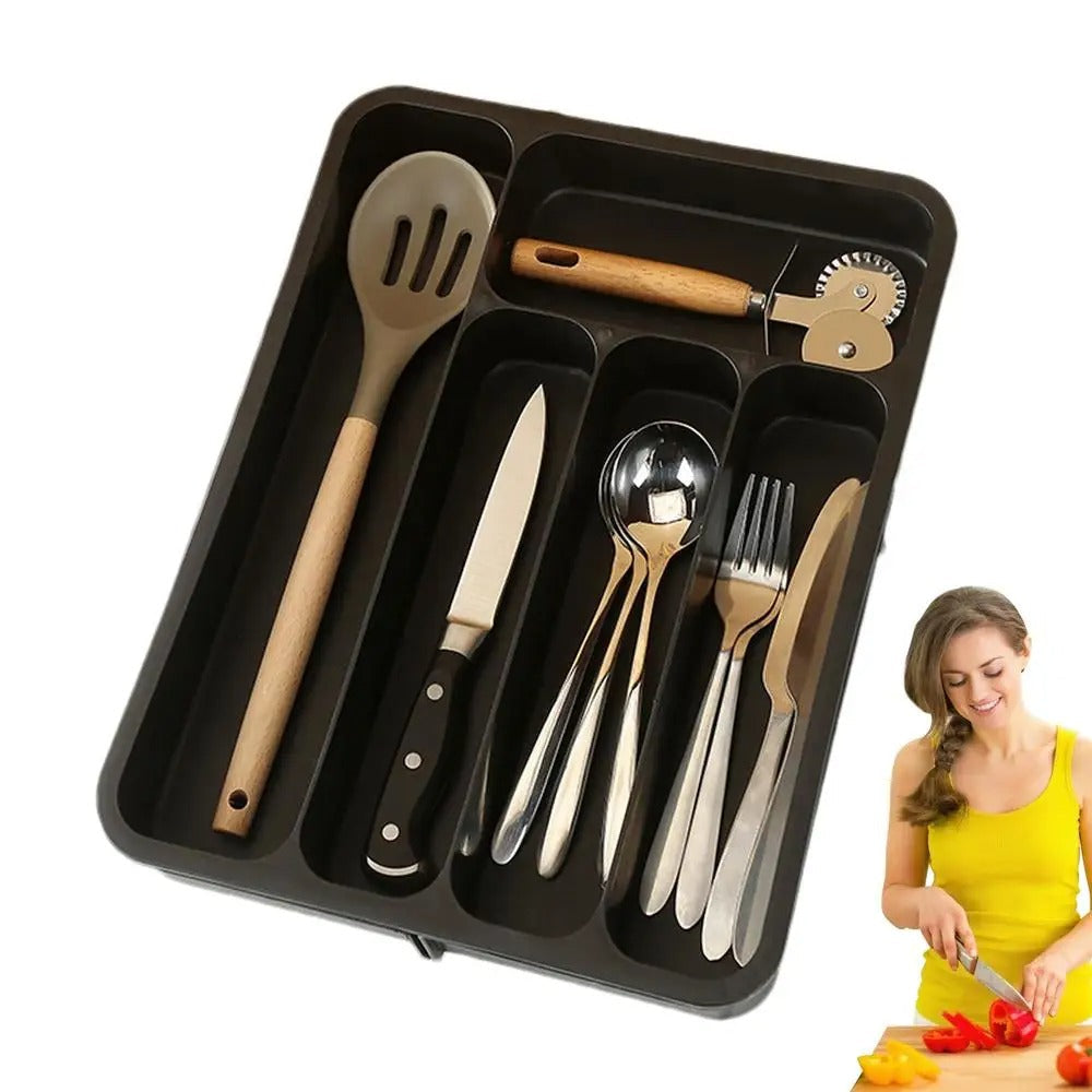 Expandable Cutlery Storage Tray