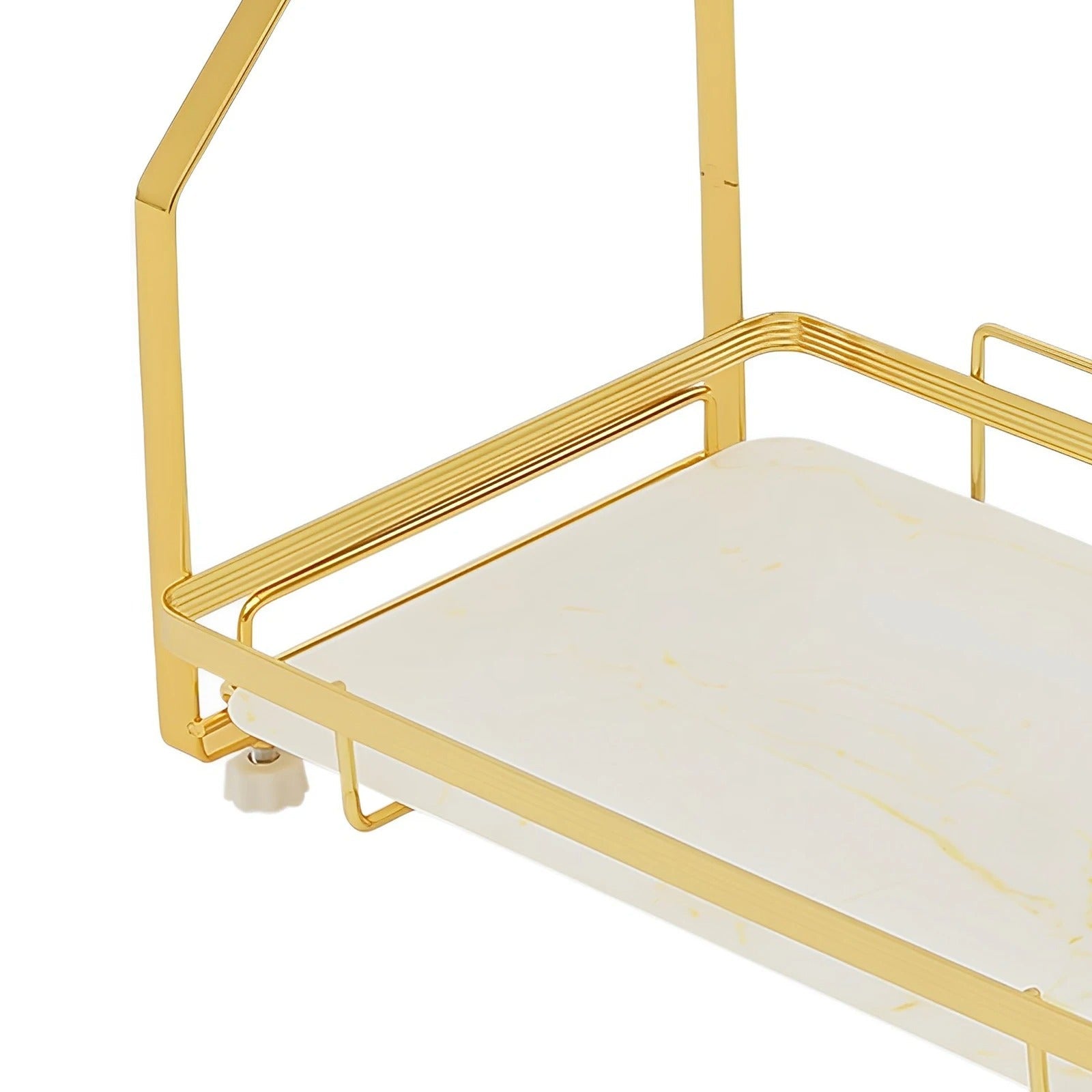 Gold Bathroom Vanity Counter Organizer