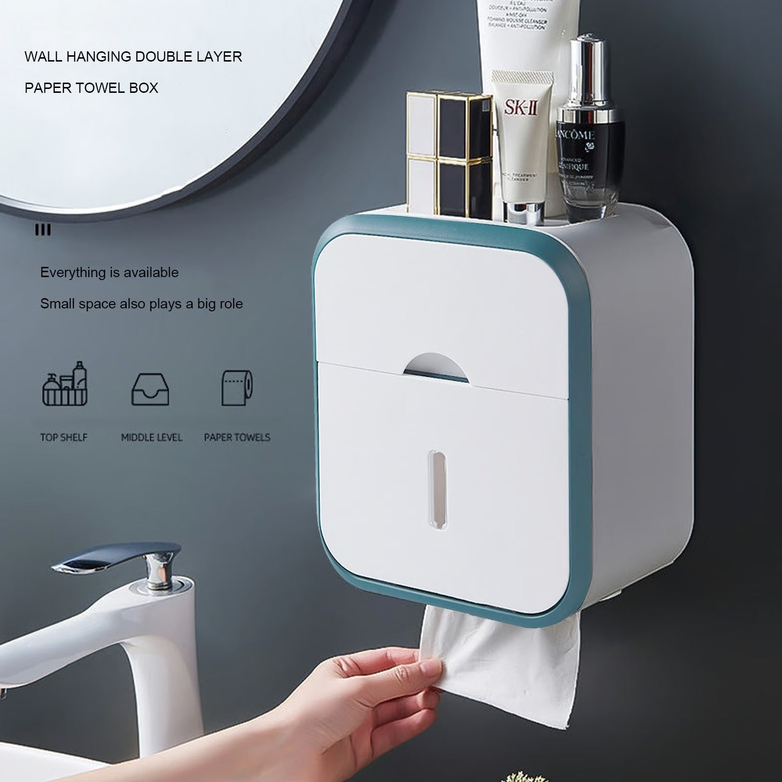 Toilet Multifunctional Tissue Box