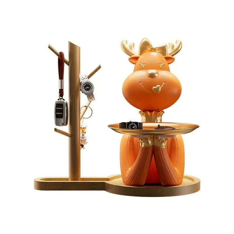 Deer-Shaped Key Holder & Storage Tray