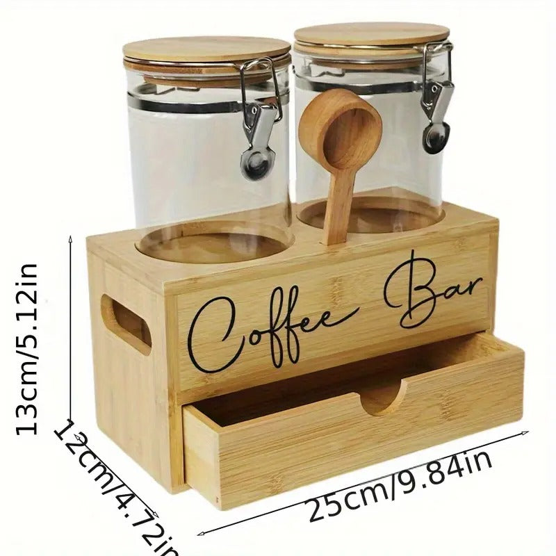 bamboo Coffee Container